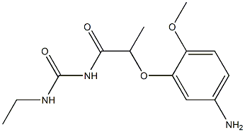 1-[2-(5-amino-2-methoxyphenoxy)propanoyl]-3-ethylurea