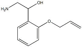 1-[2-(allyloxy)phenyl]-2-aminoethanol 化学構造式
