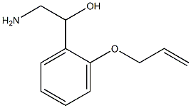 1-[2-(allyloxy)phenyl]-2-aminoethanol Struktur