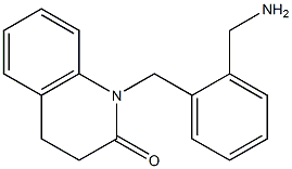 1-[2-(aminomethyl)benzyl]-3,4-dihydroquinolin-2(1H)-one,,结构式