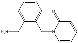 1-[2-(aminomethyl)benzyl]pyridin-2(1H)-one,,结构式