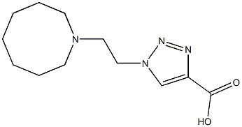 1-[2-(azocan-1-yl)ethyl]-1H-1,2,3-triazole-4-carboxylic acid