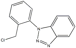1-[2-(chloromethyl)phenyl]-1H-1,2,3-benzotriazole,,结构式