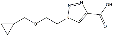  1-[2-(cyclopropylmethoxy)ethyl]-1H-1,2,3-triazole-4-carboxylic acid