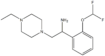 1-[2-(difluoromethoxy)phenyl]-2-(4-ethylpiperazin-1-yl)ethanamine