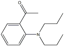 1-[2-(dipropylamino)phenyl]ethan-1-one 化学構造式