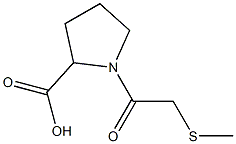 1-[2-(methylsulfanyl)acetyl]pyrrolidine-2-carboxylic acid
