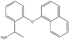 1-[2-(naphthalen-1-yloxy)phenyl]ethan-1-amine Structure