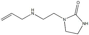 1-[2-(prop-2-en-1-ylamino)ethyl]imidazolidin-2-one 结构式