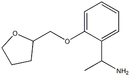 1-[2-(tetrahydrofuran-2-ylmethoxy)phenyl]ethanamine,,结构式