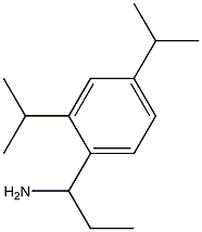 1-[2,4-bis(propan-2-yl)phenyl]propan-1-amine Struktur