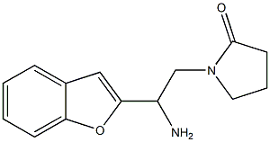 1-[2-amino-2-(1-benzofuran-2-yl)ethyl]pyrrolidin-2-one|