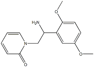 1-[2-amino-2-(2,5-dimethoxyphenyl)ethyl]pyridin-2(1H)-one