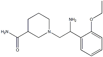 1-[2-amino-2-(2-ethoxyphenyl)ethyl]piperidine-3-carboxamide Struktur