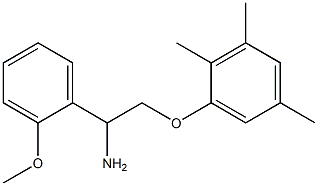 1-[2-amino-2-(2-methoxyphenyl)ethoxy]-2,3,5-trimethylbenzene,,结构式