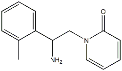 1-[2-amino-2-(2-methylphenyl)ethyl]pyridin-2(1H)-one Structure