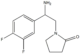 1-[2-amino-2-(3,4-difluorophenyl)ethyl]pyrrolidin-2-one