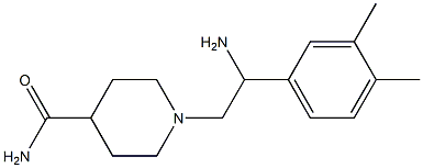 1-[2-amino-2-(3,4-dimethylphenyl)ethyl]piperidine-4-carboxamide