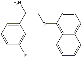 1-[2-amino-2-(3-fluorophenyl)ethoxy]naphthalene