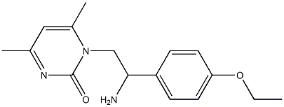 1-[2-amino-2-(4-ethoxyphenyl)ethyl]-4,6-dimethylpyrimidin-2(1H)-one