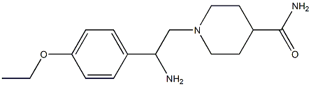 1-[2-amino-2-(4-ethoxyphenyl)ethyl]piperidine-4-carboxamide Structure