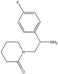 1-[2-amino-2-(4-fluorophenyl)ethyl]piperidin-2-one