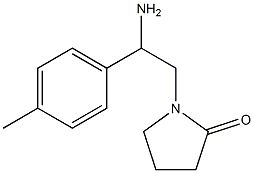 1-[2-amino-2-(4-methylphenyl)ethyl]pyrrolidin-2-one