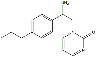 1-[2-amino-2-(4-propylphenyl)ethyl]pyrimidin-2(1H)-one