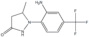 1-[2-amino-4-(trifluoromethyl)phenyl]-5-methylpyrazolidin-3-one
