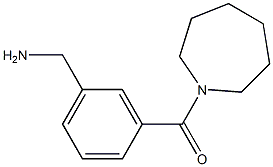 1-[3-(azepan-1-ylcarbonyl)phenyl]methanamine Struktur