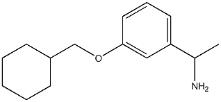 1-[3-(cyclohexylmethoxy)phenyl]ethan-1-amine Struktur