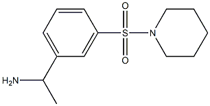 1-[3-(piperidine-1-sulfonyl)phenyl]ethan-1-amine