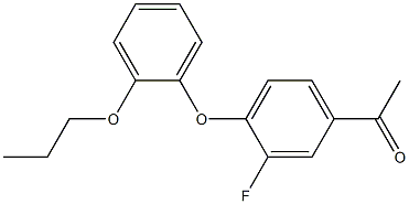 1-[3-fluoro-4-(2-propoxyphenoxy)phenyl]ethan-1-one