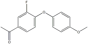 1-[3-fluoro-4-(4-methoxyphenoxy)phenyl]ethan-1-one