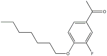 1-[3-fluoro-4-(heptyloxy)phenyl]ethan-1-one