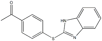 1-[4-(1H-1,3-benzodiazol-2-ylsulfanyl)phenyl]ethan-1-one