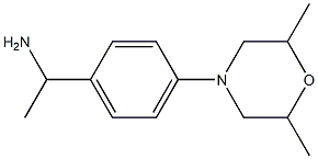 1-[4-(2,6-dimethylmorpholin-4-yl)phenyl]ethan-1-amine