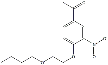 1-[4-(2-butoxyethoxy)-3-nitrophenyl]ethan-1-one Structure