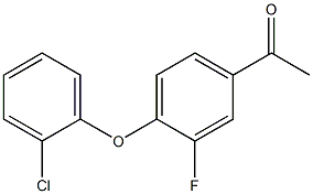 1-[4-(2-chlorophenoxy)-3-fluorophenyl]ethan-1-one