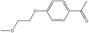 1-[4-(2-methoxyethoxy)phenyl]ethanone Structure