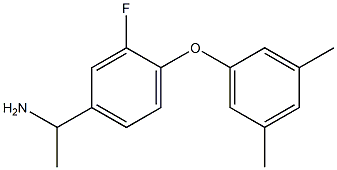 1-[4-(3,5-dimethylphenoxy)-3-fluorophenyl]ethan-1-amine