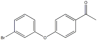 1-[4-(3-bromophenoxy)phenyl]ethan-1-one Structure