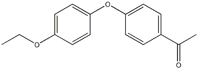 1-[4-(4-ethoxyphenoxy)phenyl]ethan-1-one Struktur