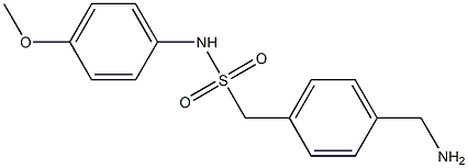 1-[4-(aminomethyl)phenyl]-N-(4-methoxyphenyl)methanesulfonamide|