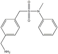 1-[4-(aminomethyl)phenyl]-N-methyl-N-phenylmethanesulfonamide