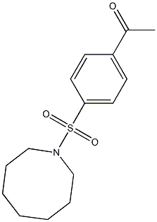  1-[4-(azocane-1-sulfonyl)phenyl]ethan-1-one