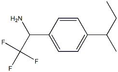 1-[4-(butan-2-yl)phenyl]-2,2,2-trifluoroethan-1-amine Structure