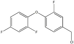 1-[4-(chloromethyl)-2-fluorophenoxy]-2,4-difluorobenzene