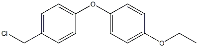 1-[4-(chloromethyl)phenoxy]-4-ethoxybenzene Structure