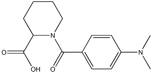 1-[4-(dimethylamino)benzoyl]piperidine-2-carboxylic acid|